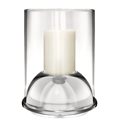Shop Christofle Hurricane Candle Holder In Silver