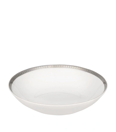 Shop Christofle Malmaison Platinum Bowl (19cm) In Gold
