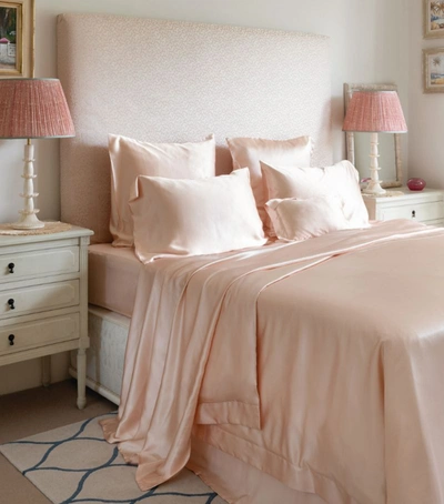 Shop Gingerlily X Vanessa Konig Rose Boudoir Pillowcase (30cm X 40cm) In Pink