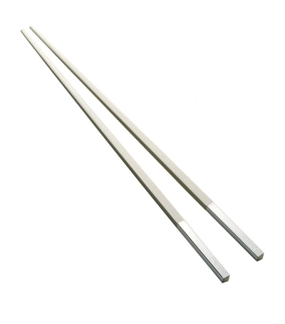 Shop Christofle Silver-plated Uni Japanese Chopsticks In White