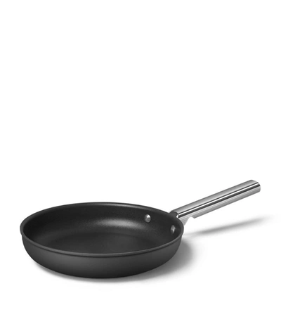 Shop Smeg Matte Frying Pan (26cm) In Black