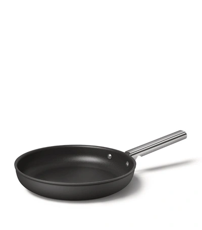 Shop Smeg Matte Frying Pan (28cm) In Black