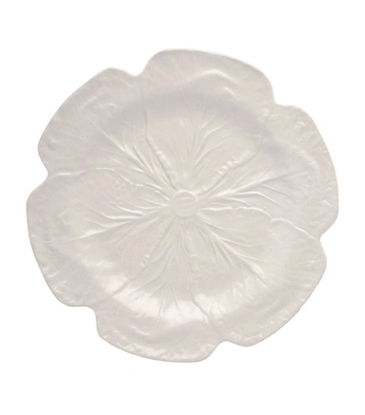 Shop Bordallo Pinheiro Cabbage Charger Plate (30.5cm) In White