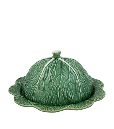 Shop Bordallo Pinheiro Cabbage Cheese Tray (15cm X 35cm) In Green
