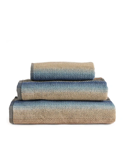 Shop Missoni Archie Bath Towel (70cm X 115cm) In Black