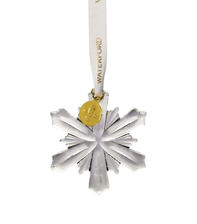 Shop Waterford Crystal Mini Snowflake Tree Decoration In Silver