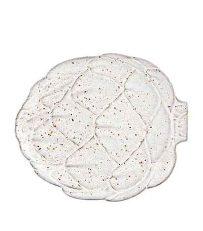 Shop Bordallo Pinheiro Artichoke Plate (24cm) In White