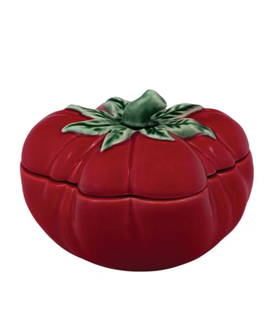 Shop Bordallo Pinheiro Lidded Tomato Bowl (15.5cm) In Red