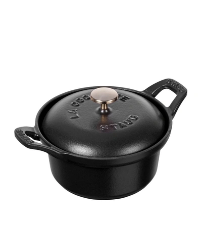 Staub Round Cocotte (20cm) In Black | ModeSens
