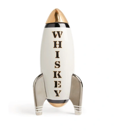 Shop Jonathan Adler Whiskey Rocket Decanter (1.25l) In Multi