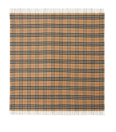 Shop Burberry Wool Vintage Check Blanket