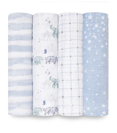 Shop Aden + Anais Rising Star Swaddles (set Of 4) In Multi
