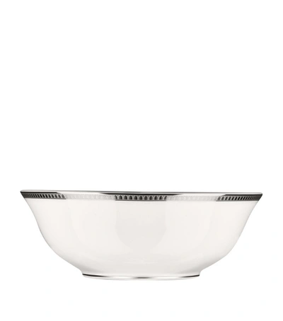 Shop Christofle Malmaison Platinum Salad Serving Bowl (25cm) In Gold