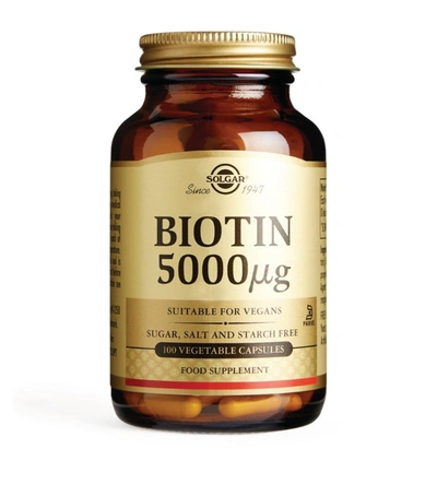 Shop Solgar Biotin 5000mcg (100 Capsules) In Multi