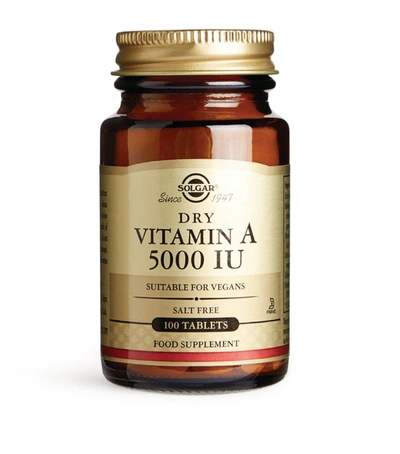 Shop Solgar Dry Vitamin A 5000 Iu (100 Tablets) In Multi