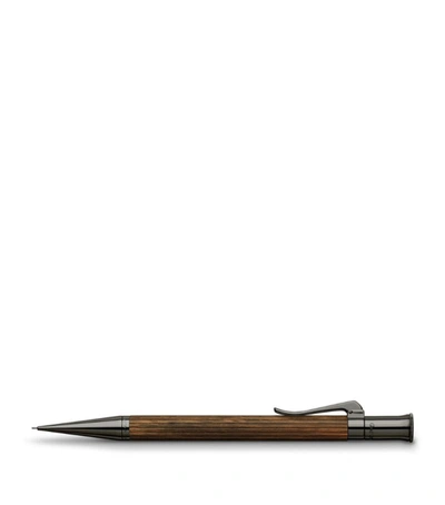 Shop Graf Von Faber-castell Classic Makassar Mech Pencil In Brown