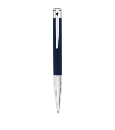 Shop St Dupont S. T. Dupont D-initial Ballpoint Pen In Blue