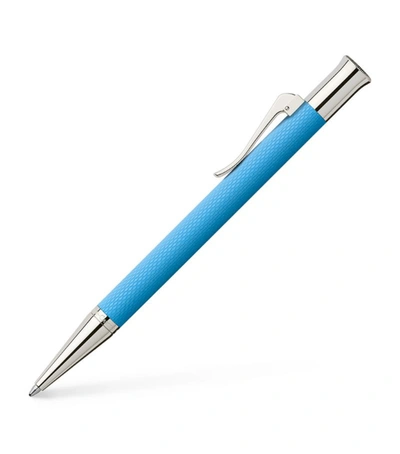 Shop Graf Von Faber-castell Guilloche Propelling Ball Pen In Blue