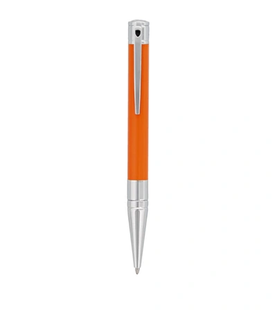 Shop St Dupont D-initial Ballpoint Pen In Orange