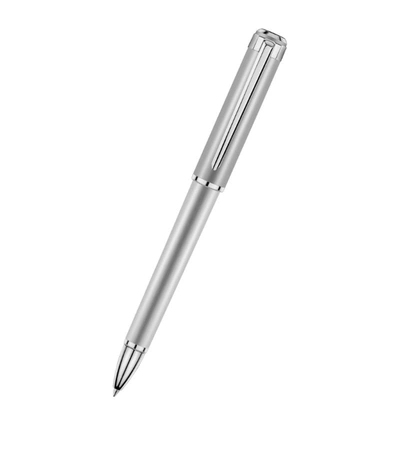 Shop Chopard Alpine Eagle Ballpoint Pen In Silver