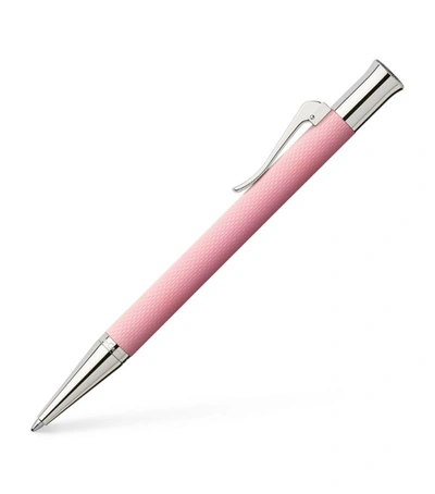 Shop Graf Von Faber-castell Guilloche Ballpoint Pen In Pink