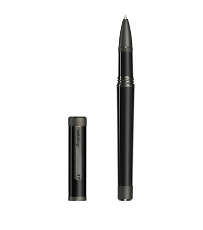 Shop Montegrappa Zero Rollerball Pen In Black