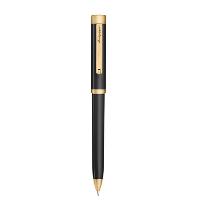 Shop Montegrappa Zero Ballpoint Pen In Black