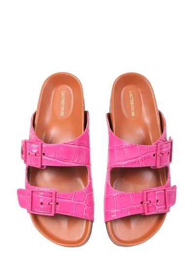 Shop L'autre Chose Women's Fuchsia Other Materials Sandals
