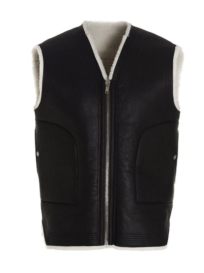 Shop Rick Owens Men's Black Other Materials Vest