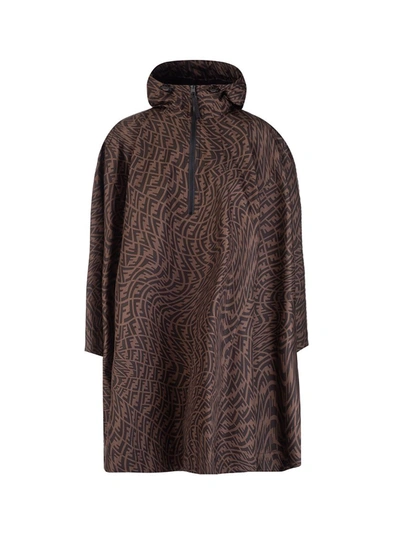 Shop Fendi Women's Brown Other Materials Poncho