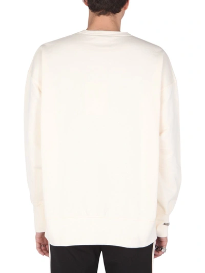 Shop Alexander Mcqueen Men's White Other Materials Sweatshirt