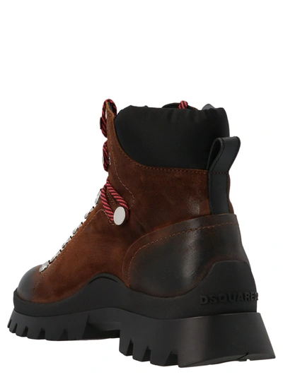 Shop Dsquared2 Men's Brown Other Materials Ankle Boots