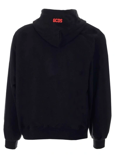 Shop Gcds Men's Black Other Materials Sweatshirt