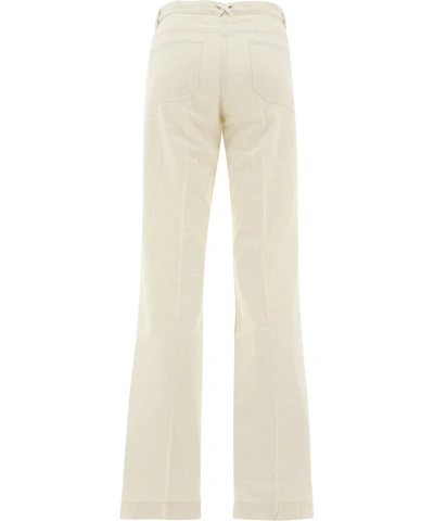 Shop Apc A.p.c. Women's Beige Other Materials Pants