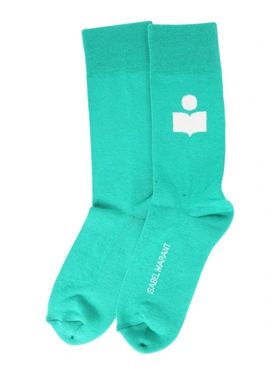 Shop Isabel Marant Women's Green Other Materials Socks