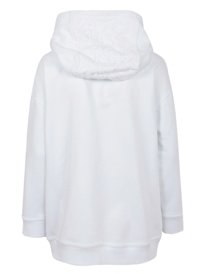 Shop Valentino Women's White Cotton Sweatshirt