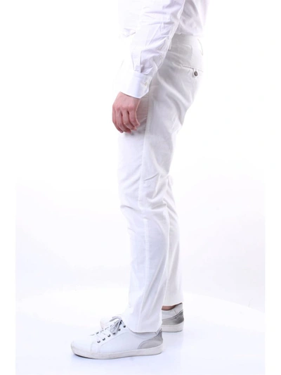 Shop Entre Amis Men's White Cotton Pants