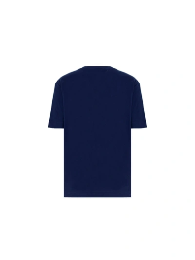 Shop Love Moschino Women's Blue Other Materials T-shirt