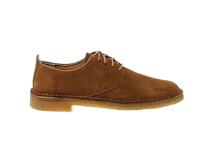 Clarks Mens Brown Suede Lace-up Shoes | ModeSens
