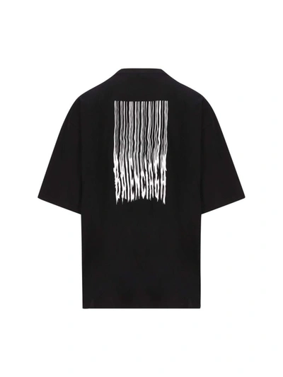 Shop Balenciaga Men's Black Other Materials T-shirt