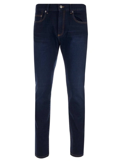 Shop Ermenegildo Zegna Men's Blue Other Materials Jeans