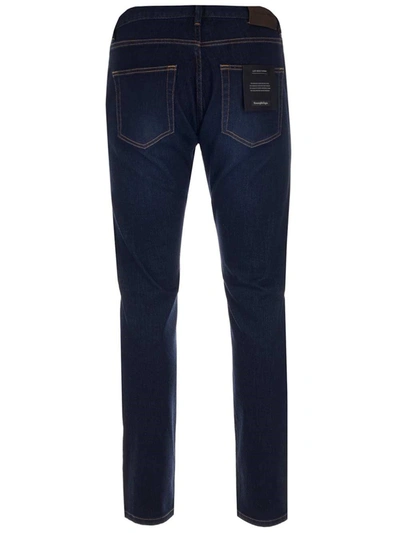 Shop Ermenegildo Zegna Men's Blue Other Materials Jeans