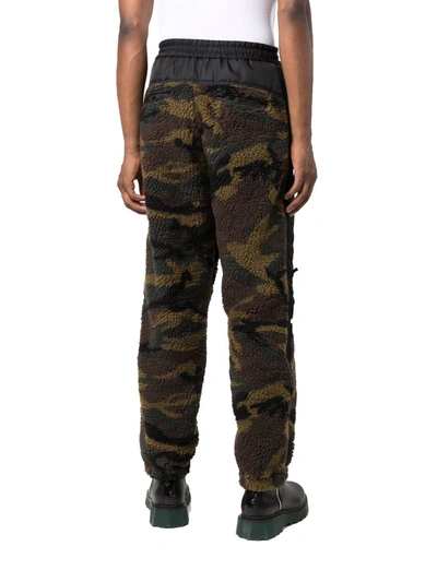 Shop Versace Men's Green Polyamide Joggers