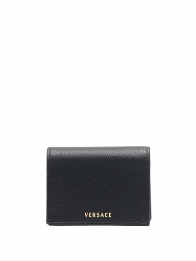 Shop Versace Women's Black Leather Wallet