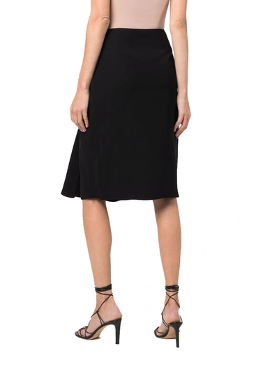 Shop Versace Women's Black Polyester Skirt