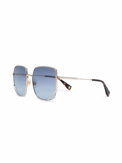 Shop Marc Jacobs Women's Blue Metal Sunglasses