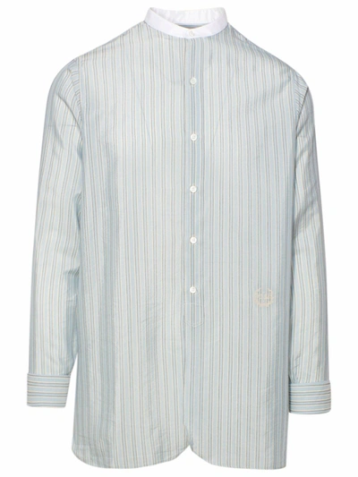 Shop Maison Margiela Men's Grey Acetate Shirt