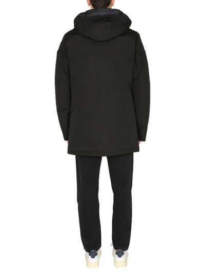 Shop Woolrich Men's Black Other Materials Outerwear Jacket