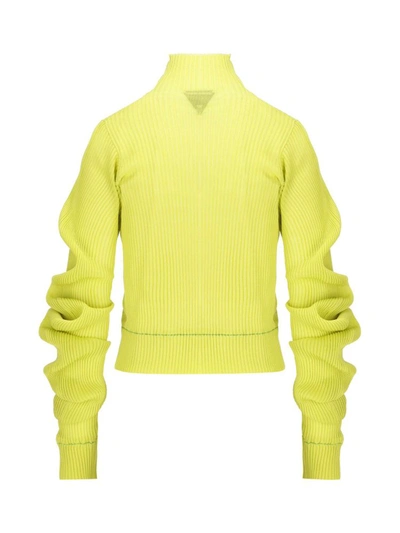 Shop Bottega Veneta Women's Yellow Other Materials Sweater