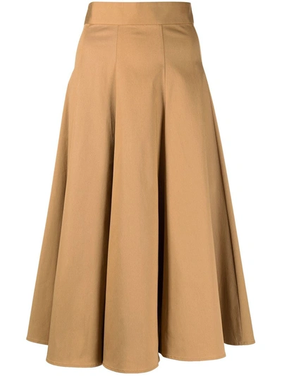 Shop Dsquared2 Women's Brown Cotton Skirt